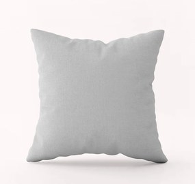 Bavlnená obliečka na vankúš - svetlo šedá Veľkost obliečok: 70 x 90 cm, Zapínanie: Gombíky