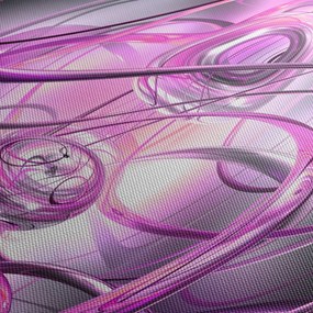 Obraz krásnej fialovej abstrakcie (120x50 cm)