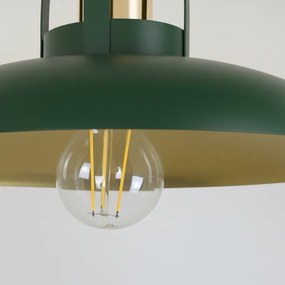 Brilagi - LED Prisadený luster FLAMENGO 1xE27/60W/230V zelená