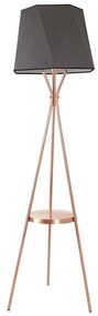 Stojacia lampa VENEDIK 1xE27/60W/230V šedá/medená