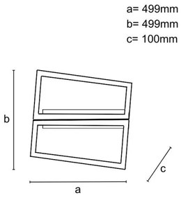 LED stmievateľné stropné svietidlo LED/65W/230V 3000-6500K + diaľkové ovládanie