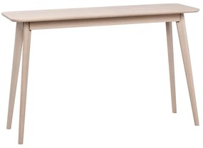 Konzolový stolík v dekore duba v prírodnej farbe 120x40 cm Yumi - Rowico
