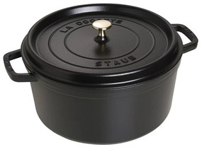 Staub Hrniec STAUB okrúhly 30 cm čierny 8,35l