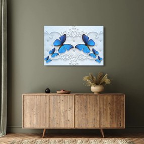 Obraz - Modré motýle (90x60 cm)