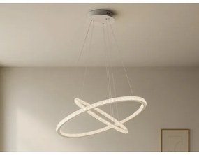 LED Stmievateľný luster na lanku LED/150W/230V 3000-6500K + diaľkové ovládanie