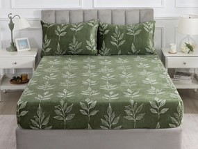 XPOSE® Mikroplyšová plachta RASTLINY Exclusive 180x200 cm