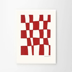 Moikka Plagát Square Days by Leise Dich Abrahamsen 50x70