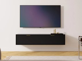 TV skrinka/stolík Kwez 140 (čierna). Vlastná spoľahlivá doprava až k Vám domov. 1122408