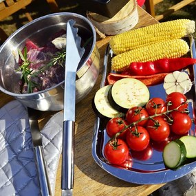 Súprava 8 ks pomôcok na grilovanie a púzdra Orion Grill, dĺžka 34,5 cm