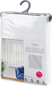ZÁCLONA NA PÁSKE ESEL 350X150 CM BIELA