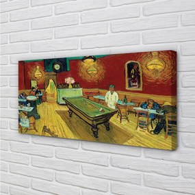 Obraz canvas Art Night cafe 125x50 cm