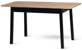 STIMA Stôl KONY Vyberte odtieň ->: Dub Wotan, Vybetre odtieň podnože ->: Čierna, Vyberte rozmer ->: 110 x 70 +35cm