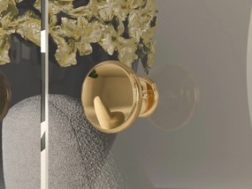 VITRÍNA BELLINI BIELY VYSOKÝ LESK 92 cm LED