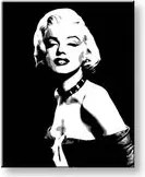 Ručne maľovaný POP Art obraz Marilyn Monroe 80x100 cm