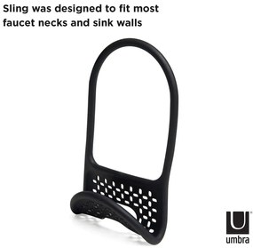 Závesný plastový držiak na hubku Sling – Umbra