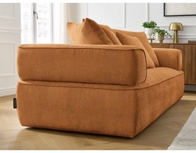 Ženilková pohovka v horčicovej farbe 237 cm Whesley – Bobochic Paris
