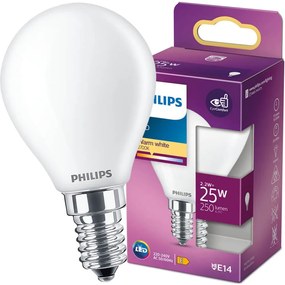 LED žiarovka E14 P45 2,2W = 25W 250lm 2700K Teplé vlákno PHILIPS