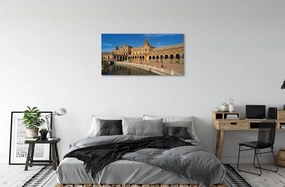 Obraz na plátne Spain Old Market City 140x70 cm