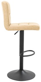 Barové stoličky s látkovým poťahom, 2 ks, rôzne farby - béžová