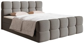 Manželská kontinentálna posteľ 140 cm Cirsten 140C (s roštom a matracom) (s úl. priestorom) (sivá). Vlastná spoľahlivá doprava až k Vám domov. 1100163