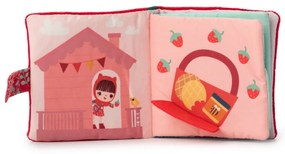 Lilliputiens - Červená Čiapočka - textilná knižka s hryzadielkom