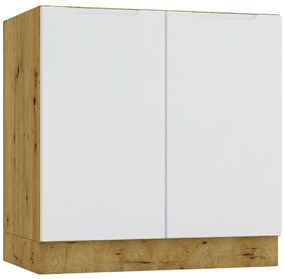 Kuchynská skrinka Isabel D80 sivá/artisan