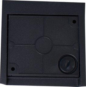 Moderné nástenné svietidlo čierne vrátane LED IP44 - Edwin Quadro