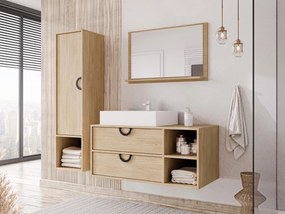 Kúpeľňový nábytok Gewiro, Farby: dub cremona, Sifón: so sifónom, Umývadlo: áno, Umývadlová batéria: nie