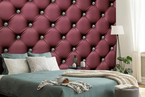 Samolepící tapeta bordó elegance kůže (2)