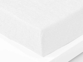 XPOSE® Detská froté plachta Exclusive - biela 70x140 cm