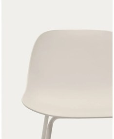 Krémová barová stolička (výška sedadla 74 cm) Altea – Kave Home
