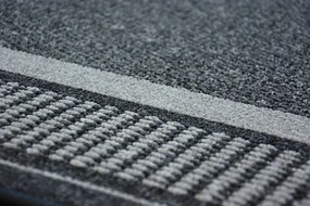 Protišmykový hrubý behúň TRENDY sivý