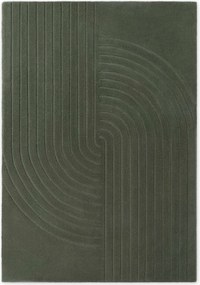 Vikosa, Kusový koberec Vikosa Arcura 106271 Dark Green, 160x230, zelená, obývacia izba
