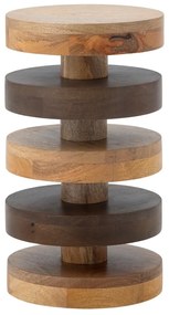 Okrúhly odkladací stolík z mangového dreva ø 25 cm Franka – Bloomingville