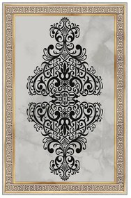 Koberec Malava 50x80 cm sivý/hnedý