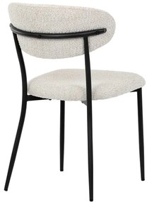 Autronic BONTEC Jedálenská stolička, béžová, látka bouclé, CT-W1021 CRM2 Farba: Šedá