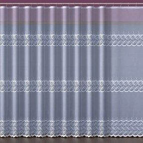 Žakarová záclona 624D705/180 biely. Tovar na mieru