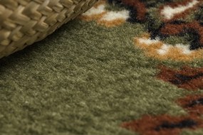 Koberec BCF Morad VIOSNA Ornament, olivovo zelený