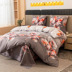 Obliečky z mikrovlákna FLARISSE sivé Rozmer obliečky: 70 x 80 cm | 140 x 200 cm