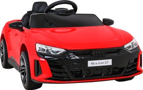 Ramiz Audi RS E-Tron GT Battery Červená + diaľkové ovládanie + pohon 4x4 + rádio MP3 + LED + EVA