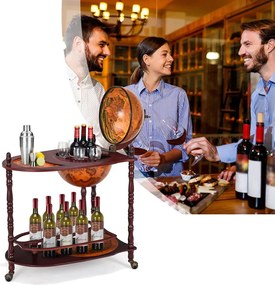 Roly-Poly Tvarovaný Stojan na Víno