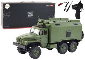 Lean Toys Vojenské nákladné auto R/C - WPL B-36 1:16