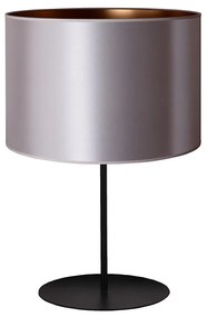 Duolla Duolla - Stolná lampa CANNES 1xE14/15W/230V pr. 20 cm strieborná/medená/čierna DU602983