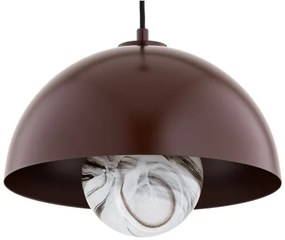 Argon 8444 - Luster na lanku PIAVA 1xE14/7W/230V alabaster hnedá
