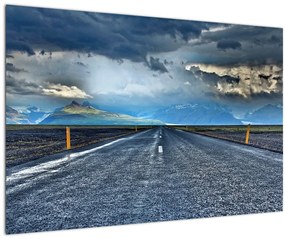 Obraz cesty v búrke (90x60 cm)