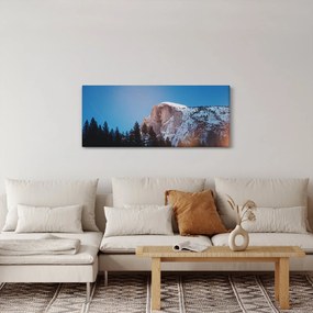 Obraz - Nočný vrchol hôr (120x50 cm)