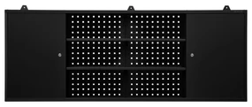 Skriňa na náradie LEO, 1600 x 600 x 200 mm, All Black: čierna