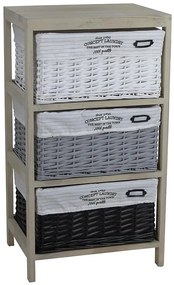 Trojposchodová skrinka 40x30 v73cm