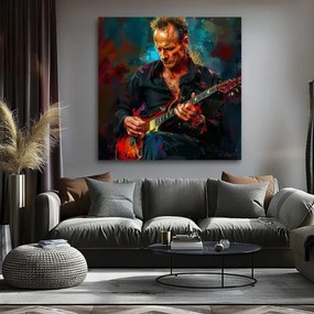 Obraz Sting - Kráľ Grammy | 100% originál domaľovaný akrylom
