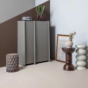 Kovový okrúhly odkladací stolík ø 29 cm Brilo – WOOOD